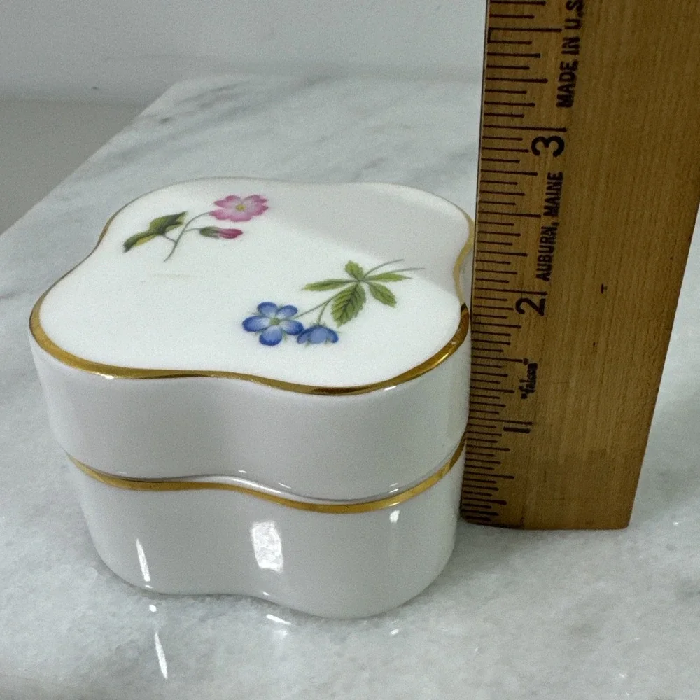 Vintage Lidded Trinket Box, by Royal Kent Made in Staffordshire, England